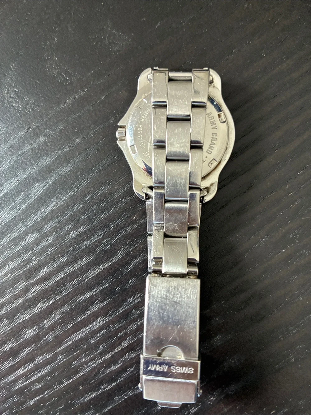 VSwiss Army Stainless Steel Watch - Black Dial
